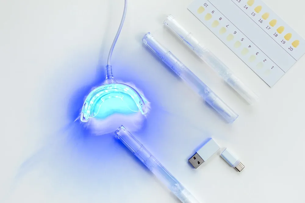 Close view of a bright, healthy smile